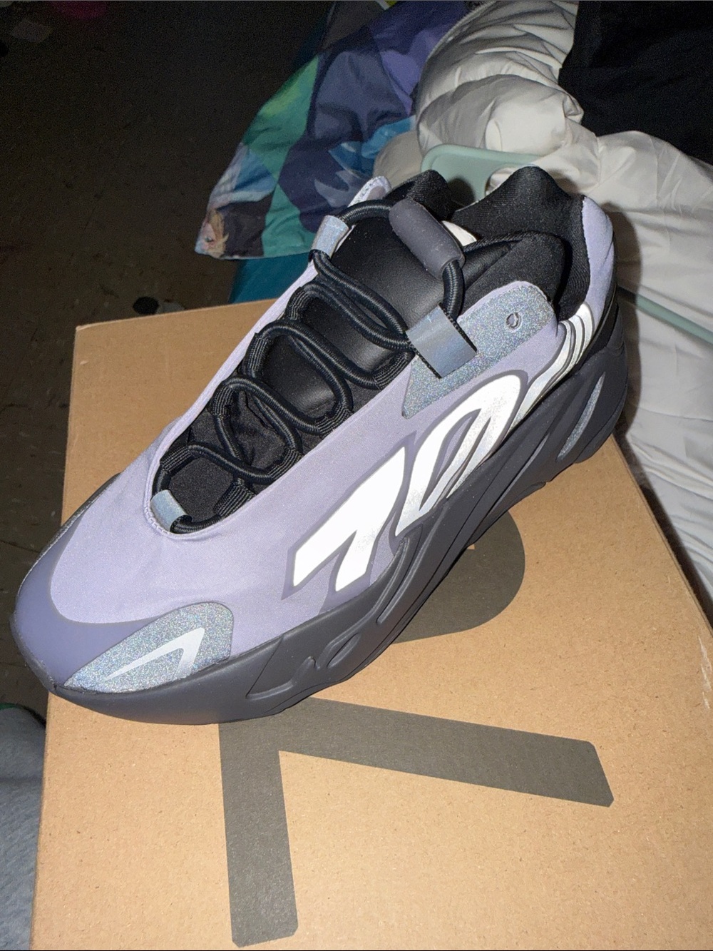 adidas YZY 700 MNVN Brown Cardboard Shoe Box